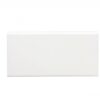 4X8 BULLNOSE ON 8" SIDE GLOSS WHITE