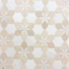 ALLURE WATERJET MOSAIC WITH  HUDSON WHITE & DEVON CREAM - HONED