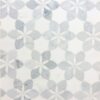 ALLURE WATERJET MOSAIC WITH  HUDSON WHITE & ST REGIS - HONED