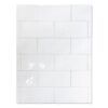 BLOK 4X8 FIELD TILE - WHITE  (8.18 SF PER CARTON)