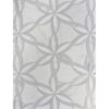 BOTANICA LILY MOSAIC - HUDSON WHITE AND LULWORTH BLUE - SHEET SIZE 8.88 X 7.69 X 3/8 (.47 SF)