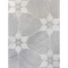 BOTANICA QUEENANNES LACE  HUDSON WHITE AND CHELSEA GRAY - SHEET SIZE 12.63 X 10.93 X 3/8 (.96 SF)