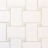 SHOAL BASKET MOSAIC - SNOW & SAND - (0.626 SF/PC) SOLD BY CARTON ONLY (6.889 SF/CTN)
