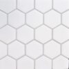 SHOAL HEX MOSAIC - SNOW - (.812 SF/SHT) SOLD BY CARTON ONLY (8.934 SF / CTN)