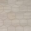 3 X 3 X 3/8 BATTEN  - DOVE HEX MOSAIC HONED