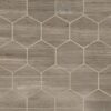 3 X 3 X 3/8 BATTEN - GRAY HEX MOSAIC HONED