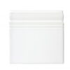 8" X 6" SAVOY TRADITIONAL CLASSIC BASE - GLOSS WHITE