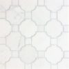 VENETIAN WATERJET MOSAIC WITH HUDSON WHITE & ST REGIS GRAY - HONED